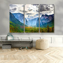 Yosemite Park Half Dome 3 Panel Canvas Print | Large Giclée by MyGreatCanvas | Canvas Wall Art Prints | Photo Prints & Wall Decor