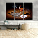 Whiskey Cigar Wall Art Canvas Print Kitchen Wall