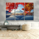 Mount Fuji Canvas Wall Art Japan Autumn Mountain Canvas