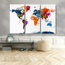 World Map Canvas Print – Detailed Map of the World Wall Art by MyGreatCanvas | Canvas Wall Art Prints | Photo Prints & Wall Decor