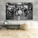 American Football Wall Art Canvas Print Framed Stadium Sport