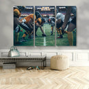 American Football Playing Wall Art Canvas Print by MyGreatCanvas | Canvas Wall Art Prints | Photo Prints & Wall Decor