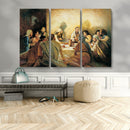 Last Supper Wall Art Canvas Print, Framed Jesus Painting Art