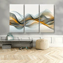 Abstract Wave Canvas Wall Art – Fluid Contemporary Elegance