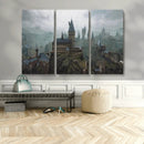 Disney Castle Wall Art Canvas Print, Living Kids Home Room