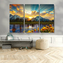 Grand Teton Park Sunrise Wall Art – Vibrant Landscape Canvas by MyGreatCanvas | Canvas Wall Art Prints | Photo Prints & Wall Decor