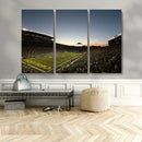 Oregon Ducks Football Team Print - Eugene Autzen Stadium