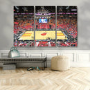 Miami Heat Basketball Team Print Wall Art- Kaseya Center by MyGreatCanvas | Canvas Wall Art Prints | Photo Prints & Wall Decor