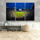 Truist Park Night Game Canvas Art - Atlanta Braves Stadium