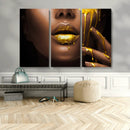 African American Art Black Woman Canvas Print, African Wall