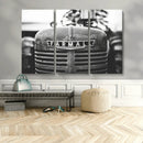 Vintage Farmall Tractor Wall Art Canvas Print, Rustic