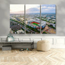 Old Trafford Manchester United Stadium Wall Art Canvas Print