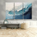 Ocean Wave Canvas Wall Art Print – Coastal Living Room Large