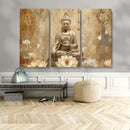 Buddha Wall Art Canvas Print, Buddha Meditation Room Decor,