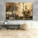 Zen Buddha Wall Art Canvas Print | Peaceful Meditation Decor
