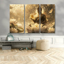Golden Buddha Wall Art | Yoga Room Decor and Meditation Room by MyGreatCanvas | Canvas Wall Art Prints | Photo Prints & Wall Decor