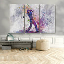 Watercolor Golf Swing Wall Art Canvas Print | Vibrant