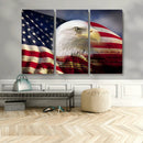 American Flag Eagle Symbol Wall Art, American Flag Eagle by MyGreatCanvas | Canvas Wall Art Prints | Photo Prints & Wall Decor
