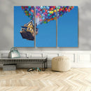 Carl Fredricksen, Up Movie Wall Art, Balloons Wall Art, Air