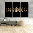 Phases of the Moon Wall Art | Canvas Print for Modern Wall by MyGreatCanvas | Canvas Wall Art Prints | Photo Prints & Wall Decor