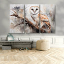 Barn Owl Wall Art | Watercolor Barn Owl Canvas Print | by MyGreatCanvas | Canvas Wall Art Prints | Photo Prints & Wall Decor
