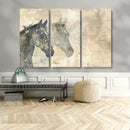 Abstract Horse Canvas Print | Modern Farmhouse Wall Art |