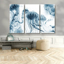 Abstract Jellyfish Canvas Print Wall Art