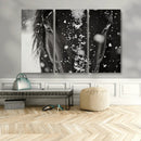 Winter Horse Snow Wall Art Canvas Print