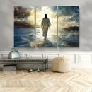 Jesus Walking on Water Wall Art | Canvas Print | Ready to