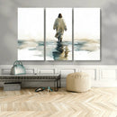 Watercolor Jesus Walking on Water Canvas Print, Christian by MyGreatCanvas | Canvas Wall Art Prints | Photo Prints & Wall Decor