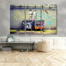 Banksy Life is Short Wall Art - Iconic Graffiti Art on by MyGreatCanvas | Canvas Wall Art Prints | Photo Prints & Wall Decor