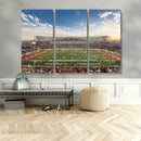 Framed Houston Cougars Football Team Print - Houston TDECU by MyGreatCanvas | Canvas Wall Art Prints | Photo Prints & Wall Decor