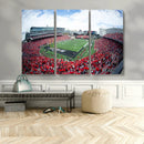 Cincinnati Bearcats Football Team Print - Nippert Stadium Wall Art Canvas Print