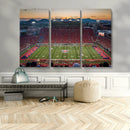 Arizona Wildcats Football Team Print - Tucson Arizona by MyGreatCanvas | Canvas Wall Art Prints | Photo Prints & Wall Decor