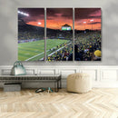 Eugene Autzen Stadium Canvas Wall Art Print – Sunset Over