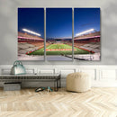 Rutgers Scarlet Knights Football Team Print - Piscataway SHI by MyGreatCanvas | Canvas Wall Art Prints | Photo Prints & Wall Decor