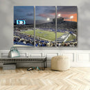 Memphis Tigers Football Team Print - Memphis Simmons Bank