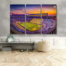 The Louisiana State University Tigers Football Team Print - by MyGreatCanvas | Canvas Wall Art Prints | Photo Prints & Wall Decor