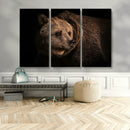 Wild Grizzly 399 Bear Canvas Wall Art Print, Bear Animal by MyGreatCanvas | Canvas Wall Art Prints | Photo Prints & Wall Decor