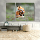Heartwarming Fox and Baby Cub Wall Art | Ready to Hang