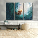 Powerful Jesus Canvas Print - Hand of Salvation,