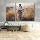 Jesus the Good Shepherd Wall Art Canvas Print - Lost Lamb