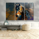 Abstract Horse Wall Art Canvas Print | Farmhouse Wall Decor by MyGreatCanvas | Canvas Wall Art Prints | Photo Prints & Wall Decor