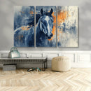 Abstract Blue Horse Wall Art Print Canvas | Horse Wall Art by MyGreatCanvas | Canvas Wall Art Prints | Photo Prints & Wall Decor