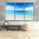 Beach Scene Canvas Wall Art Print – Tranquil Ocean Horizon by MyGreatCanvas | Canvas Wall Art Prints | Photo Prints & Wall Decor
