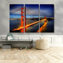 Large Wall Art San Francisco Canvas Print - Wonderful Golden