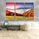 Autumn Mountain Foggy Landscape Wall Art Canvas Print | by MyGreatCanvas | Canvas Wall Art Prints | Photo Prints & Wall Decor