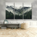 Misty Forest Canvas Print Wall Art Premium Canvas Print a