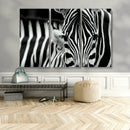 Zebra Wall Art – Zebra Close Up Wall Art – Framed Black by MyGreatCanvas | Canvas Wall Art Prints | Photo Prints & Wall Decor