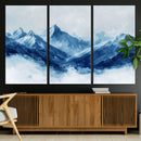 Blue Mountains Wall Art – Framed Snowy Range Canvas Artwork, by MyGreatCanvas | Canvas Wall Art Prints | Photo Prints & Wall Decor